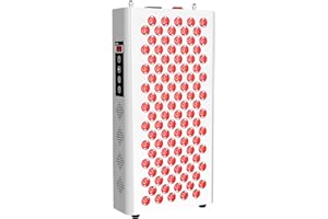 I-THERA-U Panel de terapia de luz roja 100 LED, 500 W, dispositivo de terapia de luz roja para cuerpo y rostro con temporizador, lámpara de luz roja de 660 nm y 850 nm, mejora del sueño y alivio del dolor.