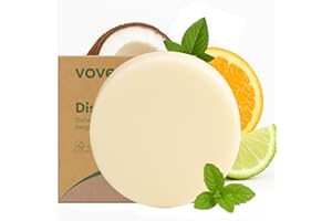 Vove Washing Up Soap Bar, Coastal Citrus Mint with Mandarin, Spearmint, Cypress & Bergamot Oils, Coconut Cleanser, Plant-Based Bar, Plastic-Free, FSC-Certified Packaging, 1 Bar