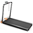 WalkingPad MC11 Treadmills for Home Foldable with 120×44cm Large Running Area, Portable Walking Pad Treadmill Adjustable Speeds 1-12 km/h with LED Display and Tablet Holder for Office, Support 110Kg