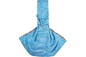 CUTITIUU Sling para Perro Portador de Mascotas Sling Cachorro Manos Libres Correa Ajustable Reversible Suave Cómodo para Perros Pequeños Medianos Gatos Bolsa para Exterior Viajes Paseos Compras (C)