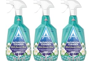 Astonish White Jasmine & Basil Bathroom Cleaner Spray, Cruelty-free, Vegan, 3 x 750ml
