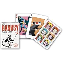 Piatnik Banksy II 171611 Playing Cards - 55 Sheets, Multi-Colored Graffiti Art Poker Cards