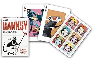 Piatnik 171611 karty do gry Banksy II, 55 arkuszy, kolorowe