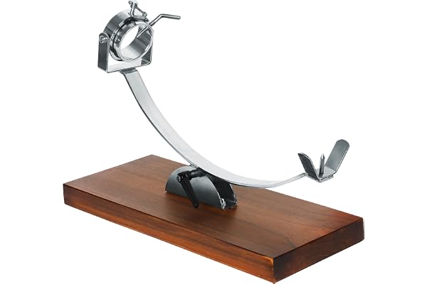 Nerthus FIJ 853 support jambon basculant avec tête rotative et base réglable pour couper jambon et palette