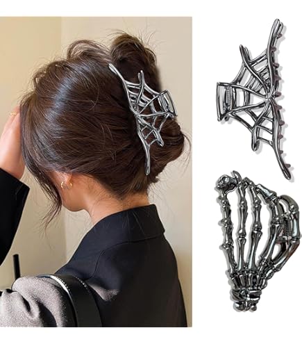 FRCOLOR Lot De 4 Barrettes à Cheveux D'Halloween Pour Femme