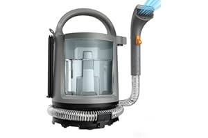 ‎EMPHSISM Polsterreiniger Gerät Nasssauger, Waschsauger für Sofa, Teppiche, Auto, Teppichreiniger 400W für Schmutzflecken, Fleckenreiniger mit 12kPa Saugkraft, Kompakt, Flexibel und Stark