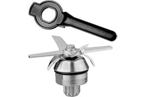 HAFEEHOO Ersatzmesserblock mit Werkzeug für JTC Omniblend V 1,5L und 2L