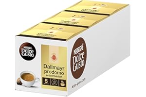 ‎NESCAFÉ DOLCE GUSTO NESCAFÉ DOLCE GUSTO DALLMAYR prodomo entcoffeiniert Kaffeekapseln 3er Pack (3 x 16 Kapseln)