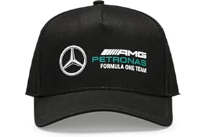Mercedes AMG Petronas Formula One Team - Collection Officielle de Produits dérivés de la Formule 1 - Enfants-Rennfahrer-Casquette - Noir - Enfants - Taille Unique