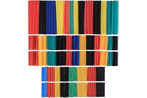 NEWOUTSET 656 Pcs Heat Shrink Tubing, Electric Insulation Heat Shrink Tube Tubing Kit, Electrical Wire Cable Shrink Wrap Sleeve for Workshop Hand Tools, 4 Colors in 8 Size