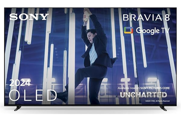 Sony BRAVIA 8 OLED 65 Pouces 4K HDR Google Smart TV |Fonctions Gaming PlayStation 5, IMAX Enhanced, Dolby Vision Atmos, Chromecast, Apple AirPlay, 120Hz 65XR80