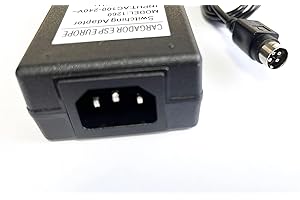 CARGADOR ESP Adaptateur Secteur Alimentation Chargeur 12V 6A 4 PIN Compatible avec Remplacement pour Samsung ADP-5412A Puissance du câble d'alimentation pièces de Rechange