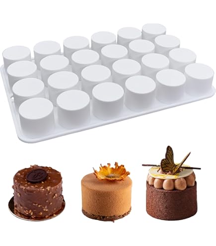 18 X Siliconen Mini-cannelévorm - Canele Bakvorm - Siliconen Bakvorm Siliconen Bakvorm Diameter 3 5 Mm Anti Aanbak Caneles Vormen Cannele Muffin Bakvormen Voor Chocolade Gelei Pudding Mousse