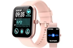 YOEVER Montre Connectée Femme avec Répondre/Numéroter,1,91" Montres Connectées Femmes pour iPhone/Samsung/Android,Smartwatch avec AI& Alexa Intégré Sommeil,Fréquence Cardiaque,SpO2,100+ Modes Sportifs