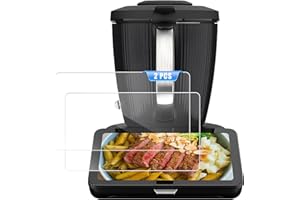 WINWJ 2 Stück Schutzfolie für Thermomix TM7, Hochtransparente Displayschutz Folie Gegen Bruch & Kratzer, Anti-Fingerprint, Ultra-Klar, Langlebige Schutzfolie, Passendes Zubehör fürs TM7 Display
