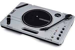 Reloop Spin - Platine Portable pour Les Amateurs de Vinyle et Les Artistes de Scratch, remarquable pour Le Scratching et Le découpage Mobile, Streaming Audio Bluetooth