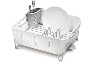 simplehuman, Kompaktowy ociekacz, biały, 5 lat gwarancji