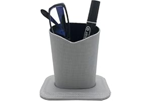 Wommty Oxford Cloth Eyeglasses Holder with Inner Flannel, Protective Eyeglasses Holder Stand Case for Home Office and School