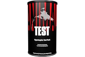 ‎ANIMAL Universal Nutrition ANIMAL Test, Testosteron-Booster in Form von Kapseln mit Ketosterone, unterstützt den Muskelzuwachs & ist ideal für Muskelaufbau, Pre Workout Booster, 21 Portionen