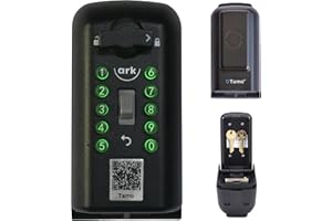 ark Tamo Maximum Security Outdoor Wall Mounted Key Safe Police Preferred Key Box with Illuminated Multi-Push Buttons 9.7m Code Combination Lock Box Ideal for Home, Airbnb and Commercial