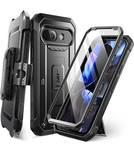 SUPCASE Unicorn Beetle Pro Schutzhülle Für Google Pixel 8A – Robuste 2-Lagen-Hülle Mit Ständer, Displayschutz & Gürtelclip