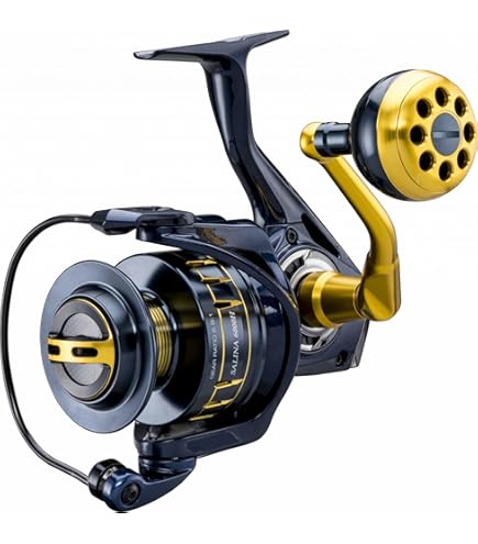 Moulinet Penn Slammer IV Pour Pêche En Mer – Étanche, Frein Dura-Drag, Métal
