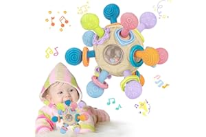 VVIN Baby Toys 0-6 Months, Baby Montessori Sensory Teething Toys, Activity Baby Ball,Newborn Rattle Teether Toys Developmental Early Educational Toys for 3 6 9 12 Month Boys Girls Gifts