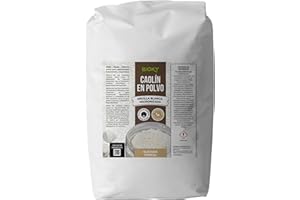 ECO TIERRA DE DIATOMEAS Caolín Arcilla Blanca 20kg - Polvo Ultrafino | Kaolín de Elevada Pureza - Materia Prima extraída de Minas de España (20kg)