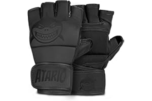 ‎ATARIO 𝐀𝐓𝐀𝐑𝐈𝐎® MMA Handschuhe mit extra Langer Bandage – MMA Sparring Handschuhe Kampfsport – MMA Handschuhe Sparring MMA, Kickboxen & Muay Thai – Boxhandschuhe Damen und Herren – Kickbox Handschuhe