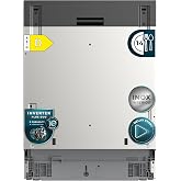 Cecotec Bolero Aguazero 6250 Full-BI 6250 Integrated Dishwasher 60 cm Capacity 14 Service, Inverter Motor, 6 Programs, Adjust