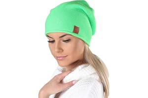 Mikos* Beanie für Damen | Frühling Mütze für Damen in vielen Farben erhältlich | Herbstmütze Damen | Long Slouch Beanie | Mütze mit hohem Tragecomfort (699)