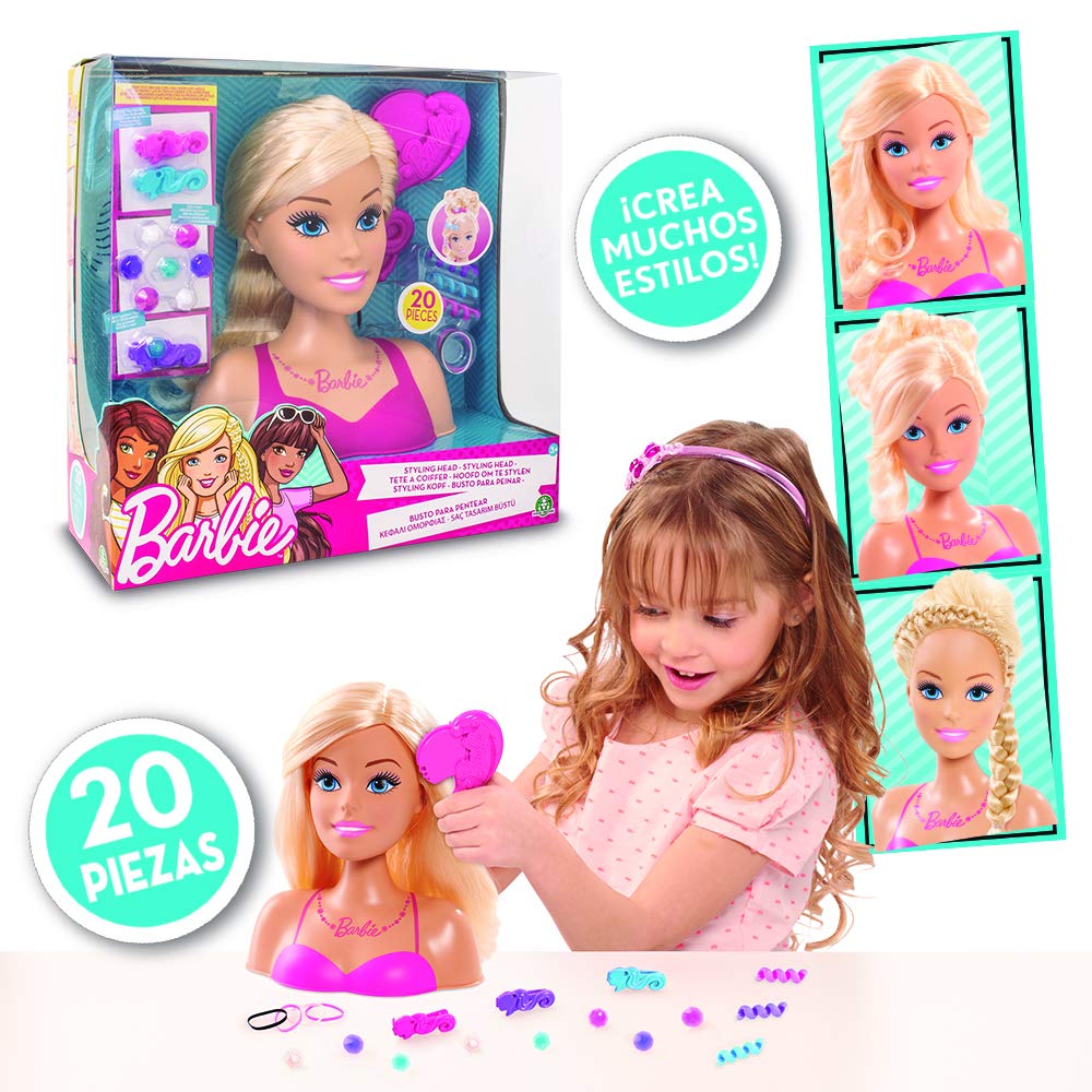 busto barbie para peinar maquillar