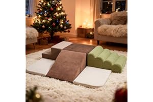 BanaSuper Schaumstoff Bausteine für Kinder, Softbausteine XXL, EN71-zertifiziert, Kinder Montessori Spielzeug, Waschbare Hülle für Indoor-Spaß, Baby Soft Play Set für Zuhause & Kita, Grau