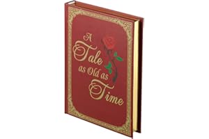 Lillian Rose Red/Gold Fairy Tale Storybook Ring Holder Soporte para Anillos de Cuento de Hadas, Papel, Oro Rojo