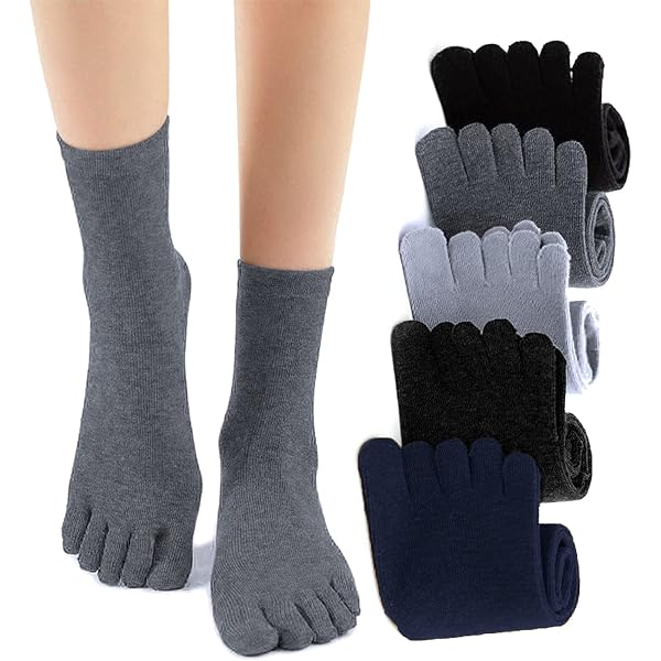 Chaussettes Compression 5 Doigts Likloks - Genou, Imprimées, Lot De 3 Paires Pour Sport Et Voyage