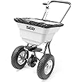 The Handy Broadcast Spreader for Fertiliser, Grass Seed or Refined Ice Salts - 36kg Hopper, Adjustable Feed Control - 2 Year Guarantee