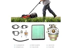 DIYARTS Kit Carburateur de Tondeuse à Gazon pour Honda GCV135 GCV160 GC135 GC160 HRB216 HRT216 Carb Grass Trimemer Remplacement Pats avec Filtre à Air Filtre à Carburant