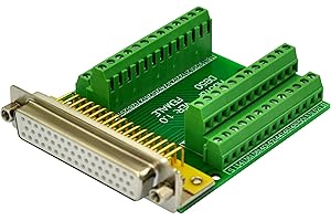 HCDC Schmale, rechtwinklige D-SUB-Steckerleiste für Breakout-Platine, DSUB-Stecker-Modul (DB50-Buchse)
