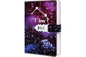 ZXHQ Carnet de Notes Carnet Secret fille Journal intime avec code pour Adulte garçon femmes, en PU Cuir Bloc-notes Pour Bureau, Cartes Porte-stylo, Taille 215x150mm