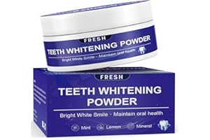 SarCop Teeth Whitening Powder - Enamel-Safe & Sensitivity-Free Natural Tooth Whitener for Coffee, Wine, Smoking Tea – Brighten Your Day, 1.7 oz