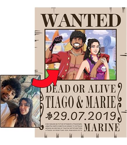 Poster Toile One Piece Wanted Brook 383 Millions Berry - Déco Murale 30x42cm, Neuf, Personnalisé