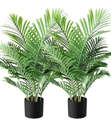 Amazon.de: Licht & Grn exclusive Kunstpflanzen Knstliche Forest Palme  Naturfaserstamm