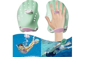 FairyPeach Swimming Paddles,Pale da Mano,Pagaia per Nuoto Mano,Pagaia Regolabile Per Nuoto,Senza PVC