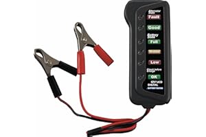 Cartman 12V Auto Batteria & Alternatore Tester - Test condizioni batteria & Alternatore di carica (indicazione LED)