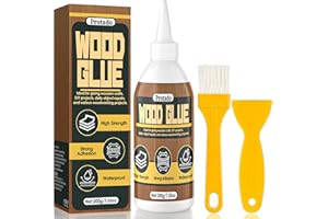 Protado Wood Glue for Furniture Heavy Duty, 200ml Strong Bond Waterproof Professional Furniture Repair Glue Dries Clear for Woodworking, Furniture, Crafts