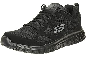 Skechers Men's Burns 52635-bbk Low-Top Sneakers