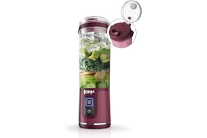 Ninja Blast Portable Blender, 530ml, Leakproof Lid & Sip Spout, Rechargeable, Portable Smoothies, Protein Shakes, Blends Ice & Frozen Fruit, Purple, BC151MEPR, 2 Years Warranty