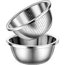 Colapasta Acciaio Inox Scolapasta Per Pentola Colino A Mezzaluna In Acciaio Inox Com-four Scola Riso