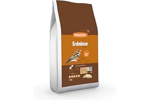 Welzhofer Erdnüsse gehackt 25kg Wildvogelfutter - Hochenergie Vogelfutter für Garten- & Wildvögel, mit extrem hohem Ölgehalt, 24% Eiweiß, 176 mg Magnesium. Rückstandsfrei & nährstoffreich