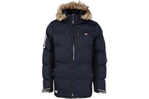 Geographical Norway danone Men 001 Chaqueta de Invierno (XL, Marino)